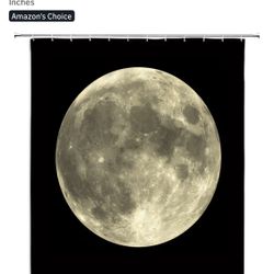Brand New Full Moon Shower Curtain