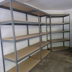 Heavy Duty Storage Rack Shelves 48 in W x 24 in D Boltless Shelving Stronger Than Homedepot Lowes And Costco Delivery Available