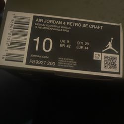 Air Jordan 4 Retro Se Craft 