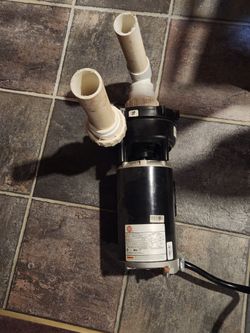 Hot tub pump and motor