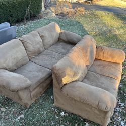 Brown Sofa Set