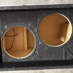 Subwoofer Enclosure Box with (4) 10" Kenwood subwoofers