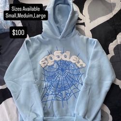 Blue Spider Hoodie