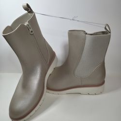 Art Class Target Elegant Beige/Rose gold Ankle Boots for Women. Girl Ankle Boots