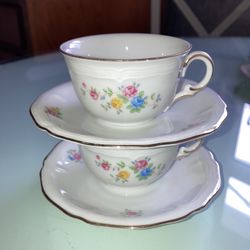 Vintage Bavaria Germany US Zone Demitasse Cup And Saucer Sets