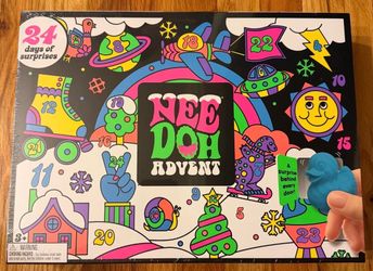 NeeDoh Advent Calendar Schylling 24 Days Holiday Countdown Brand New Sealed 2026