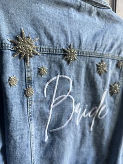 Bride Denim Jacket Size Medium