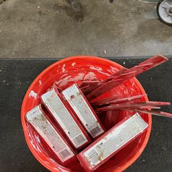 Roof Jacks / Roof Brackets – Lot – Red Steel