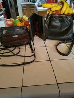 Brighton and Brighton world and leather cross purse