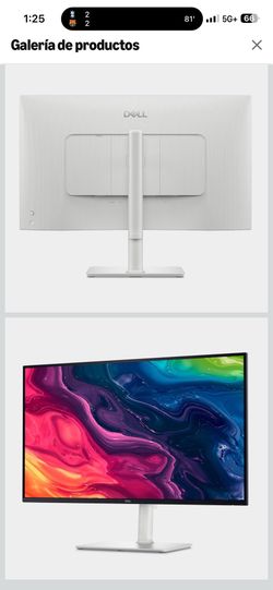 Dell 27 Monitor, 4K UHD IPS, 120Hz, 5ms, FreeSync Premium