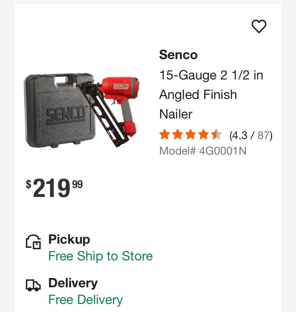 Senco 15G Nail Gun