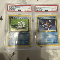 Wartortle And Squirtle PSA Cards
