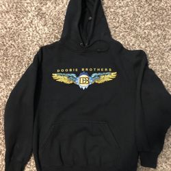 Embroidered Doobie Brothers Hooded Sweatshirt