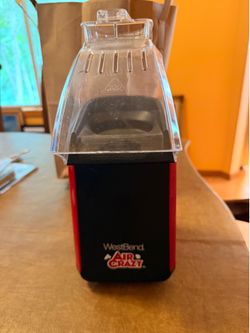 West Bend Air Crazy Hot Air Popcorn Popper Oil-Free Model 82418R Works Great
