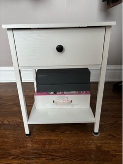 white nightstand