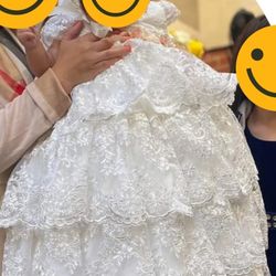 Beautiful Lace Baptism Dress