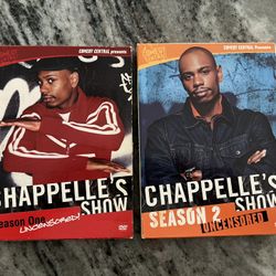 Chappelle’s Show. Season 1 and Season 2. DVDs.
