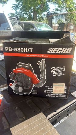 ECHO PB-580 216 MPH 517 CFM 58.2cc Gas 2-Stroke Backpack Leaf Blower with Tube Throttle