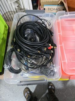 Container Of Various Cables