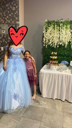 Vestido Azul 15 Años 