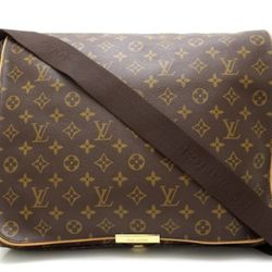 Louis Vuitton Monogram Abbess Brown Messenger Bag Crossbody