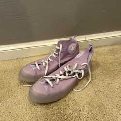 Lavender Converse High Tops Size 11 Men’s