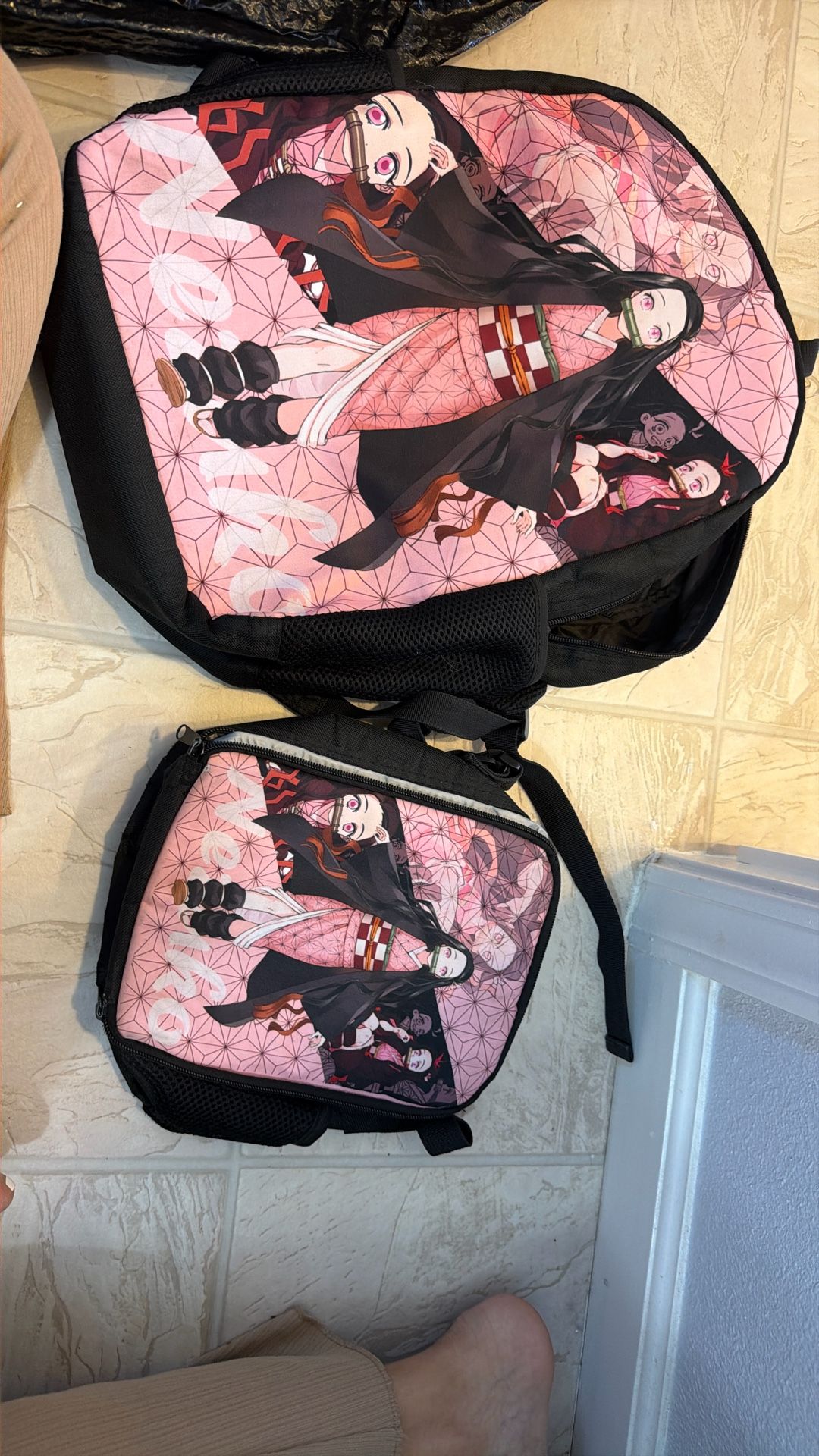 Demon Slayer Backpack En Lunch Bag 