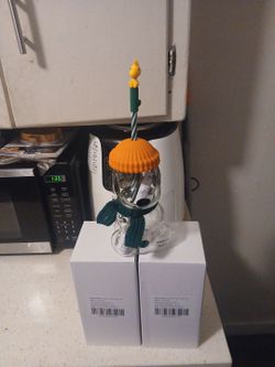 Starbucks Peanuts Snoopy Cold Cup with Straw