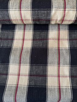 Plaid Upholstery Fabric