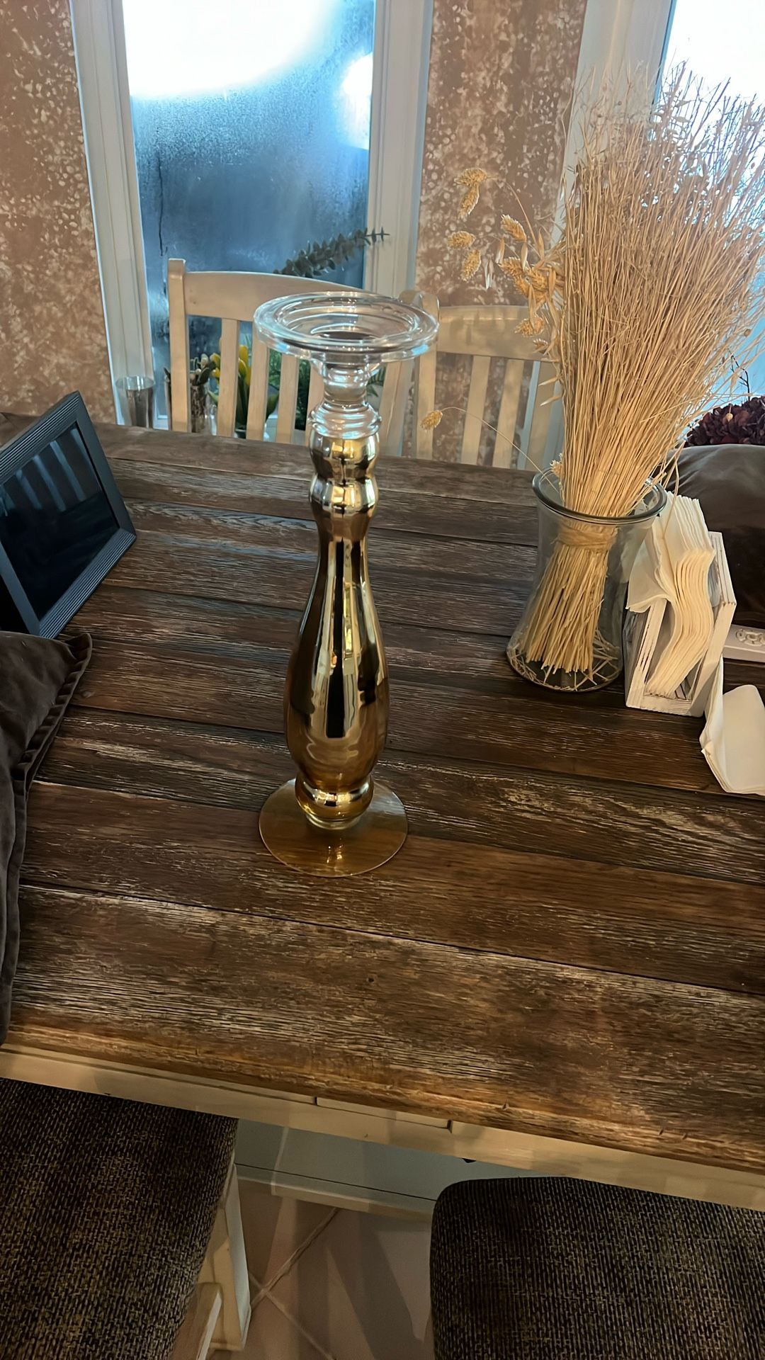Gold Candle Holder