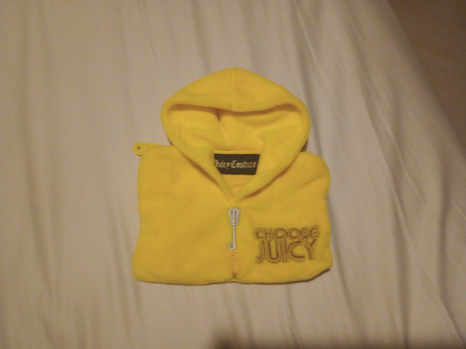 Rare McDonald's X Juicy Coutre Yellow, Hoodie Shaped