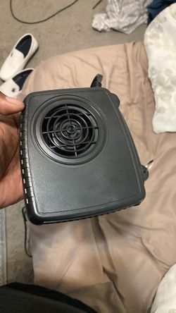 Portable car fan/heater