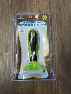 Pet Deshedding Tool for Small & Medium Dogs