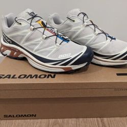 NWT Salomon XT-6 Bleached Sand Cumin Shoes Unisex Sneakers