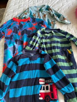 Boy’s 4 - 18mo. Flannel Sleepers