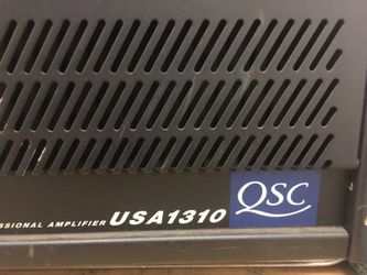 QSC 1310 power amp 1300 watts of power
