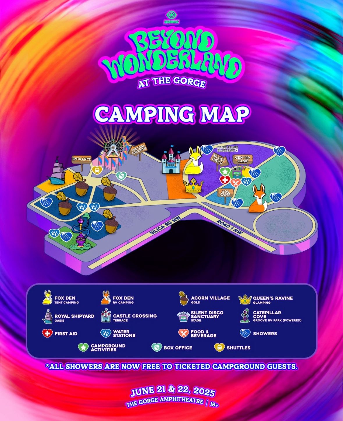 2025 Beyond Wonderland at the Gorge Gold Camping (Avorn Village)