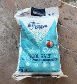 40 pound bag Diamond Crystal pool salt
