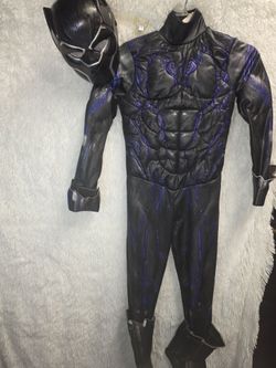 Black Panther Kids Halloween Costume Size 8-10