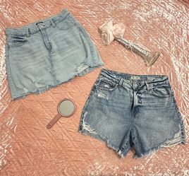 Jean skirt and shorts (SERIOUS INQUIRIES ONLY!)