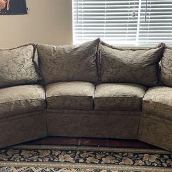 Antique Curved Couch