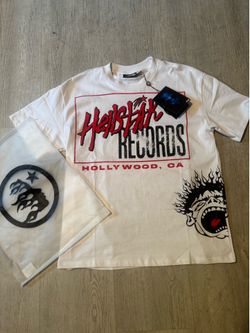 Hellstar Records White Tee Size Small