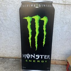Monster Energy Drink cardboard Sign 