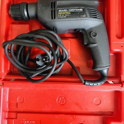 Vintage Craftsman Sears Industrial 3/8" Corded Drill (contact info removed)90 4.0 Amp