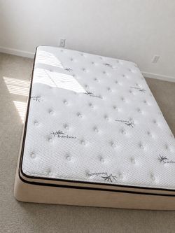 Bamboo Queen Mattress and Free Box Spring