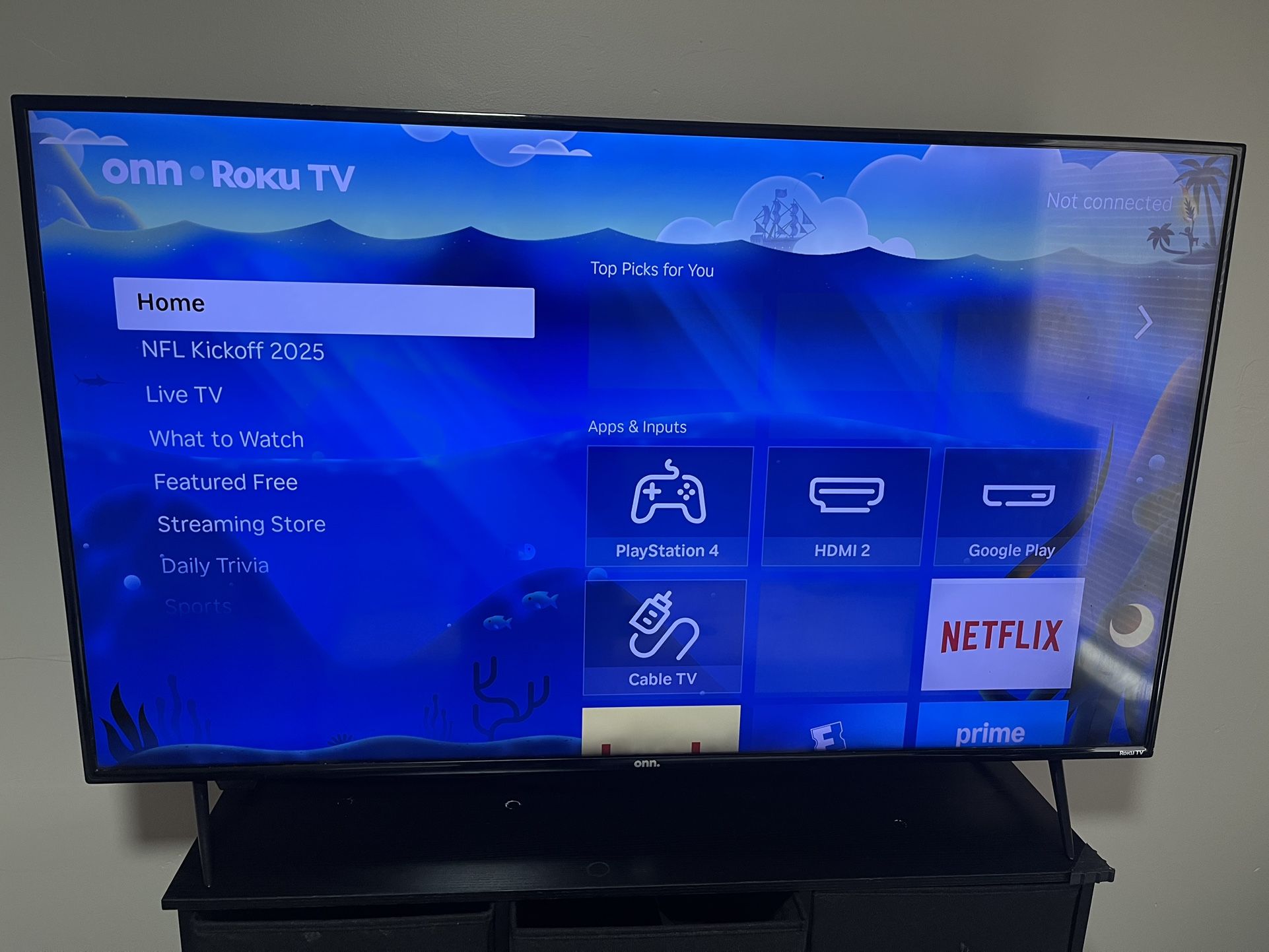 Onn Roku Flatscreen Tv