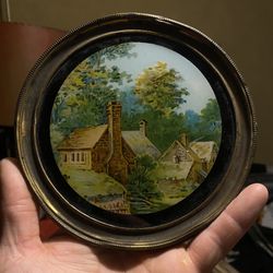 Vintage Village Painting