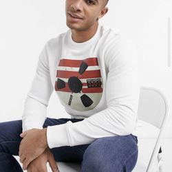 G-Star record reel graphic crew neck sweatshirt Size M 