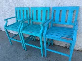 3 Restoration Hardware Outdoor Chairs