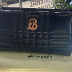 Burberry Quilted Chain Shoulder Bag 